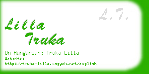 lilla truka business card